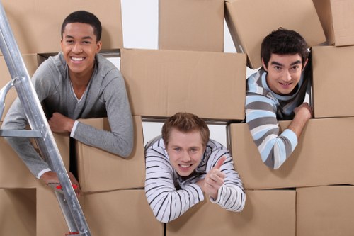 Removal company helping with a home move in Morden Park