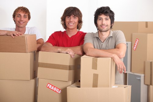 Local removals team loading furniture near Morden Park
