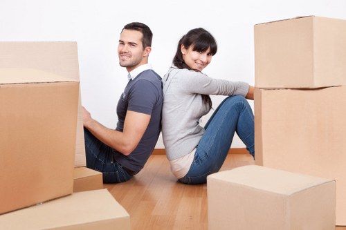 Local removals team handling access challenges in Morden Park