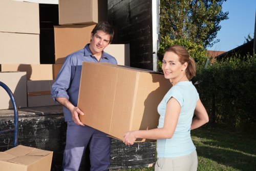 Safe and organised loading for a Man With Van Mordenpark service